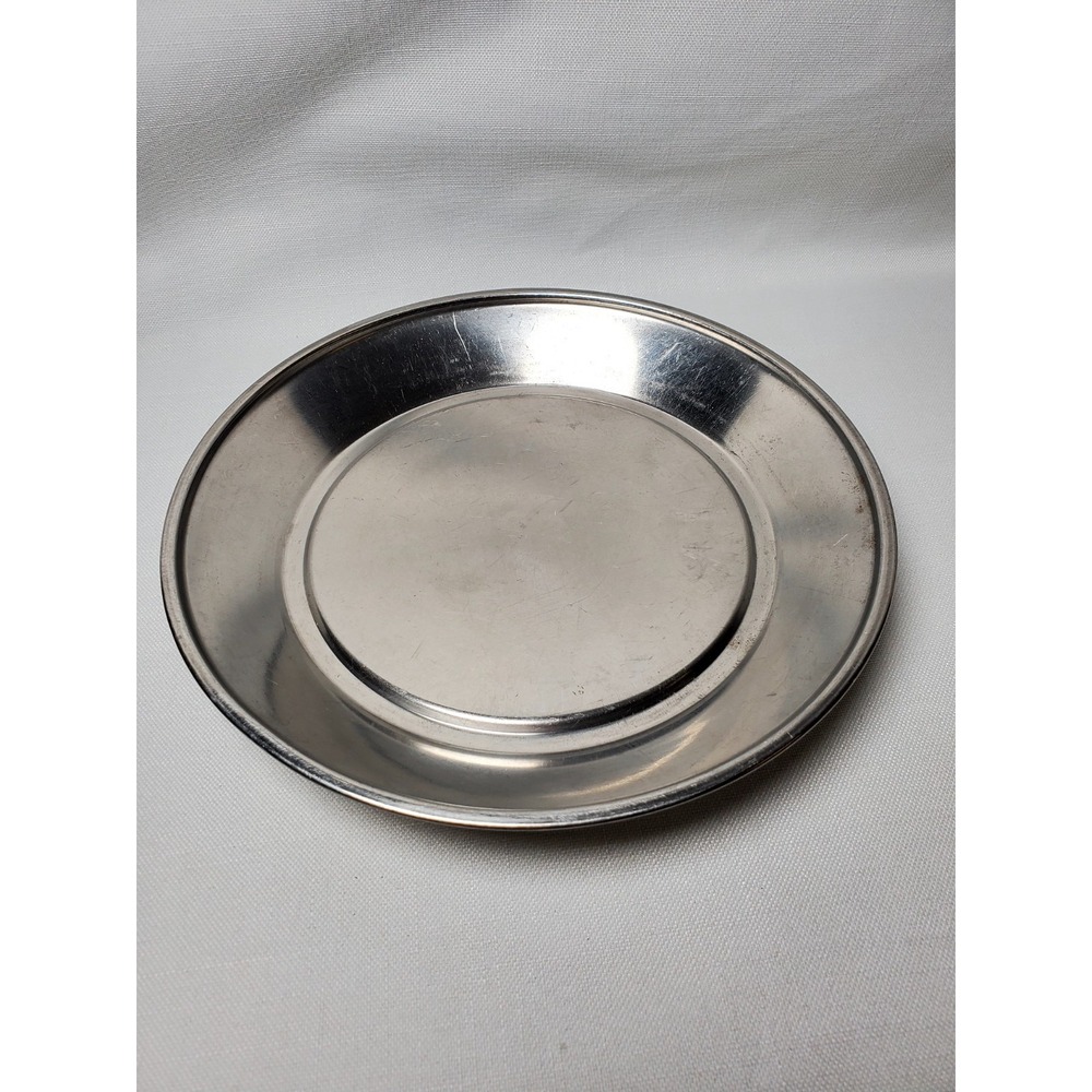 Vintage Hot Pak Unitized Base Plate AHSC Stainless Steel Hospital Tray